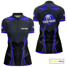 Load image into Gallery viewer, 10 Ball Billiard Jerseys For Women Custom Polo &amp; Quarter-Zip Billiard Team Shirt, 10 Ball Pool Shirt TDM3831