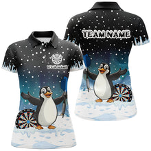 Load image into Gallery viewer, Funny Snow Winter Darts Shirts For Women Custom Darts Jerseys, Christmas Gifts For Darts Lover TDM2685