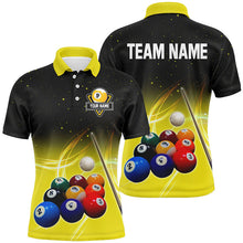 Load image into Gallery viewer, Galaxy 9 Ball Pool Custom Yellow Billiard Shirts For Men, Personalized Billiard Balls Sport Jerseys TDM2233