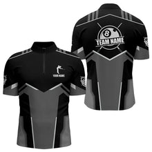 Load image into Gallery viewer, Billiard Jerseys For Men Custom Polo &amp; Quarter-Zip Billiard Shirts, Team Pooler Short Sleeve |White TDM3742