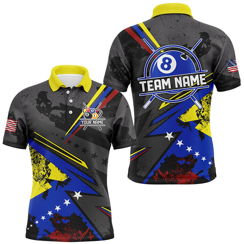 Personalized Billiard Jerseys For Men, Best Billiard League Tournament Shirts For Team Pooler TDM2543