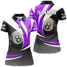 Load image into Gallery viewer, Personalized 8 Ball Billiard Purple Version 3D Shirts For Women Best Custom Gifts For Pooler TDM1542