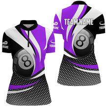 Load image into Gallery viewer, Personalized 8 Ball Billiard Purple Version 3D Shirts For Women Best Custom Gifts For Pooler TDM1542