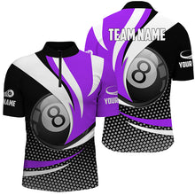 Load image into Gallery viewer, Personalized 8 Ball Billiard Purple Version 3D Shirts For Men Best Custom Gifts For Pooler TDM1542