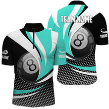 Load image into Gallery viewer, Personalized 8 Ball Billiard Turquoise Version 3D Shirts For Women Best Custom Gifts For Pooler TDM1543