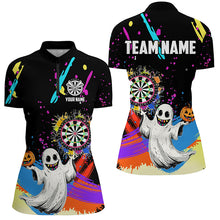 Load image into Gallery viewer, Colorful Dartboard Funny Ghostly Custom Halloween Darts Shirt For Women Halloween Darts Gifts TDM2655