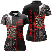 Load image into Gallery viewer, Personalized Red Break Glass 3D Darts Shirts For Women Custom Dart League Shirts Best Darts Jersey TDM2153