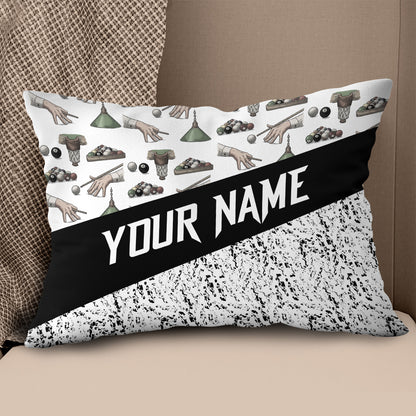 Custom Grunge Billiard Games Pillow Customized Pillow For Billiard Lover TDM0781