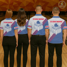 Load image into Gallery viewer, Personalized Bowling Jersey Polo &amp; Quarter Zip For Men Custom Bowling Tournament Team Shirt TDM6349