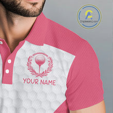 Load image into Gallery viewer, Mens Funny Golf Shirts Pub Flamingo Golf Clothing Custom Golf Team Polo, Golf Upf Shirts NYN2997