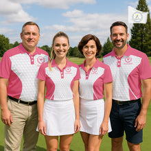 Load image into Gallery viewer, Mens Funny Golf Shirts Pub Flamingo Golf Clothing Custom Golf Team Polo, Golf Upf Shirts NYN2997