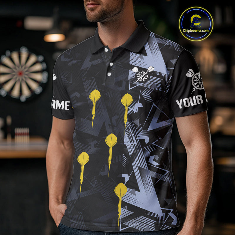 Persionalized Abstract Pattern Dart Arrows Dart Shirt For Men, Dart Team Jerseys NYN0107