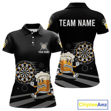 Load image into Gallery viewer, Beer Runner &amp; Plays Darts Custom Funny Darts Quarter-Zip Shirt For Women Dart Jerseys NYN1950
