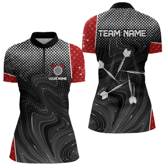 White Dart Arrow Custom Hexagon Dart Shirts For Women, Dart Team Jerseys NYN0018