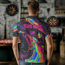 Load image into Gallery viewer, Colorful Psychedelic Skull Custom Dart Shirts For Men, Dart Team Jerseys NYN0020