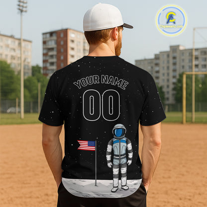 Custom Astronaut Baseball Shirt For Men Youth Astronaut Authentic Baseball Jersey NYN1379
