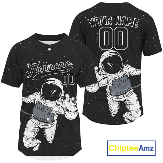 Custom Baseball Jersey For Men Personalized Astronaut Authentic Baseball Jersey NYN1182