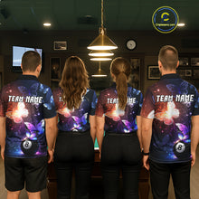 Load image into Gallery viewer, Multi-Color Butterfly 8 Ball Pool Polo &amp; 1/4 Zip Shirts For Women Custom Pool Billiard Team Jerseys NYN2972