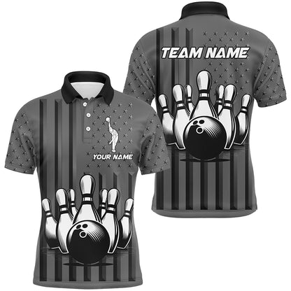 Personalized Bowling Shirt for Men Camo Bowling Jersey Polo Shirt Unisex QZT276