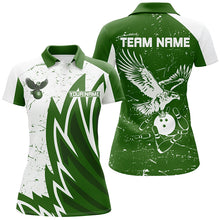 Load image into Gallery viewer, Personalized Women Eagle Bowling Shirts Polo Bowling Jersey League Multicolor QZT463