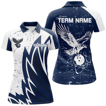 Load image into Gallery viewer, Personalized Women Eagle Bowling Shirts Polo Bowling Jersey League Multicolor QZT463