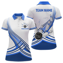 Load image into Gallery viewer, Personalized Women's Bowling Jersey Polo Bowling Team Shirts Bowlwing Gifts QZT502