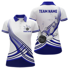 Load image into Gallery viewer, Personalized Women's Bowling Jersey Polo Bowling Team Shirts Bowlwing Gifts QZT502