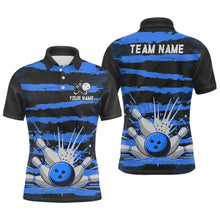 Load image into Gallery viewer, Men Camo Bowling Shirts Polo Custom Bowling Team Jersey League Multicolor QZT472