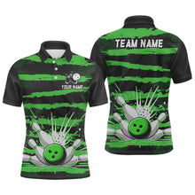 Load image into Gallery viewer, Men Camo Bowling Shirts Polo Custom Bowling Team Jersey League Multicolor QZT472