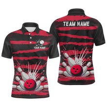 Load image into Gallery viewer, Men Camo Bowling Shirts Polo Custom Bowling Team Jersey League Multicolor QZT472