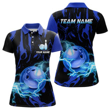 Load image into Gallery viewer, Custom Women Bowling Shirts Polo Bowling Jersey Multicolor Bowling Team League QZT484