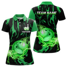 Load image into Gallery viewer, Custom Women Bowling Shirts Polo Bowling Jersey Multicolor Bowling Team League QZT484