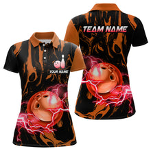 Load image into Gallery viewer, Custom Women Bowling Shirts Polo Bowling Jersey Multicolor Bowling Team League QZT484
