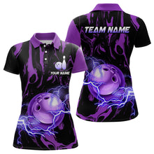 Load image into Gallery viewer, Custom Women Bowling Shirts Polo Bowling Jersey Multicolor Bowling Team League QZT484