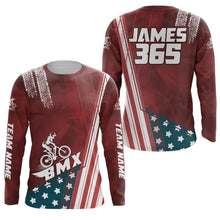 Load image into Gallery viewer, American Bicycle Motocross Jersey UPF30+ Personalized Patriotic BMX Racing Off-Road BMX Life Extreme Jersey| LUT06