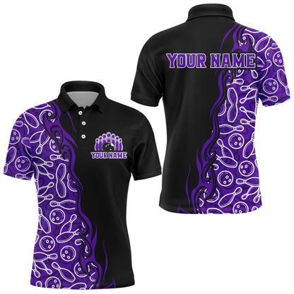 Custom Bowling Shirt for Men Personalized Bowling Jersey Bowling Team League Polo Shirt QZT66