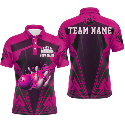 Personalized Bowling Shirts for Men Polo Bowling Jersey Camo Bowling Uniform QZT428