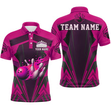 Load image into Gallery viewer, Personalized Bowling Shirts for Men Polo Bowling Jersey Camo Bowling Uniform QZT428