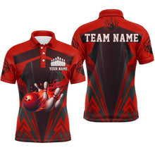 Load image into Gallery viewer, Personalized Bowling Shirts for Men Polo Bowling Jersey Camo Bowling Uniform QZT428