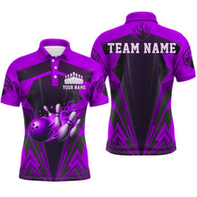 Load image into Gallery viewer, Personalized Bowling Shirts for Men Polo Bowling Jersey Camo Bowling Uniform QZT428