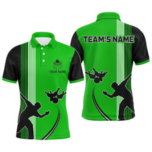 Load image into Gallery viewer, Personalized Men Polo Shirt Bowling Silhoutte Shirts Bowling Team League QZT427