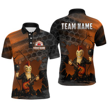 Load image into Gallery viewer, Bowling Pin Rocker Shirt for Men Music Bowlwing Team Leage Polo &amp; Quarter-Zip Bowling Jersey QZT719