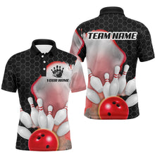Load image into Gallery viewer, Personalized Bowling Shirt for Men Bowling Jersey Polo Shirt Unisex QZT284