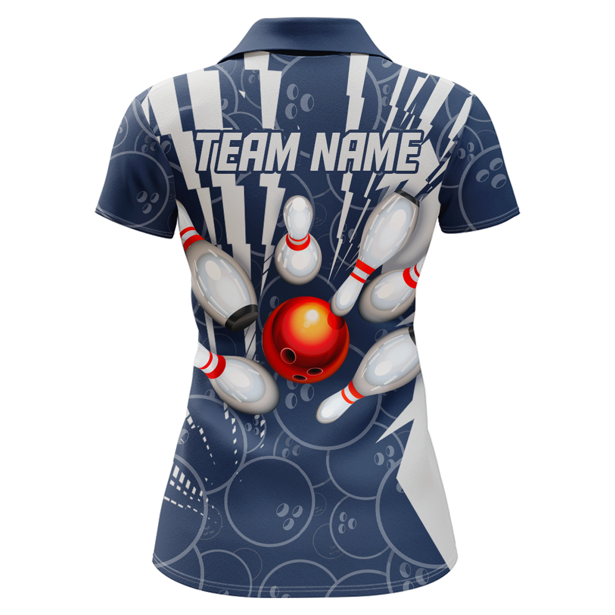 Custom Bowling Shirt Bowling Jersey for Women Bowling Team League Polo Shirt QZT252