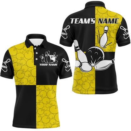 Polo Bowling Shirts Customized for Men Bowling Jersey Bowling Team League QZT425