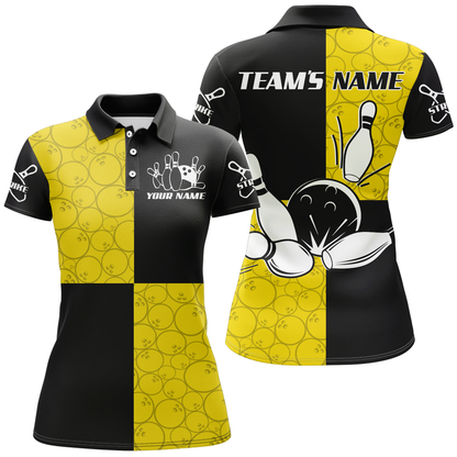 Polo Bowling Shirts Customized for Women Bowling Jersey Bowling Team League QZT425