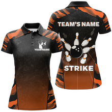 Load image into Gallery viewer, Camo Bowling Shirt Women Custom Bowling Polo Shirt Strike Bowling Team Jersey BDT328