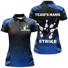 Load image into Gallery viewer, Camo Bowling Shirt Women Custom Bowling Polo Shirt Strike Bowling Team Jersey BDT328