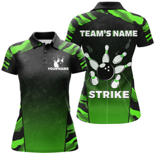 Load image into Gallery viewer, Camo Bowling Shirt Women Custom Bowling Polo Shirt Strike Bowling Team Jersey BDT328