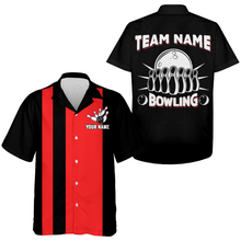 Load image into Gallery viewer, Retro Bowling Shirt for Men &amp; Women Personalized Bowling Hawaiian Jersey Team Uniform BDT545